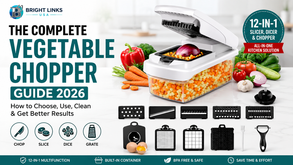 Vegetable Chopper Guide 2026: How to Choose, Use, Clean & Fix One