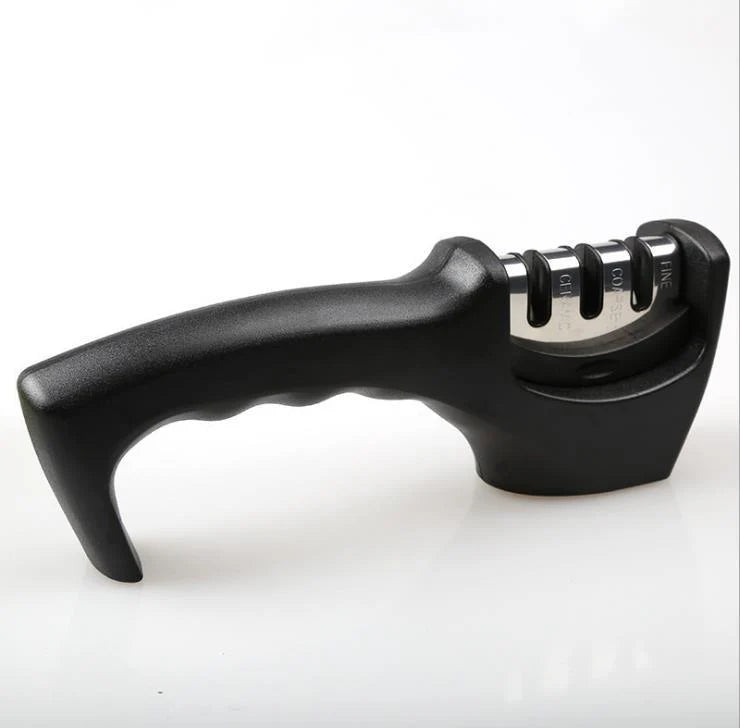 Professional 3-Level Knife Sharpener with Anti-Slip Base – Bright Links USA